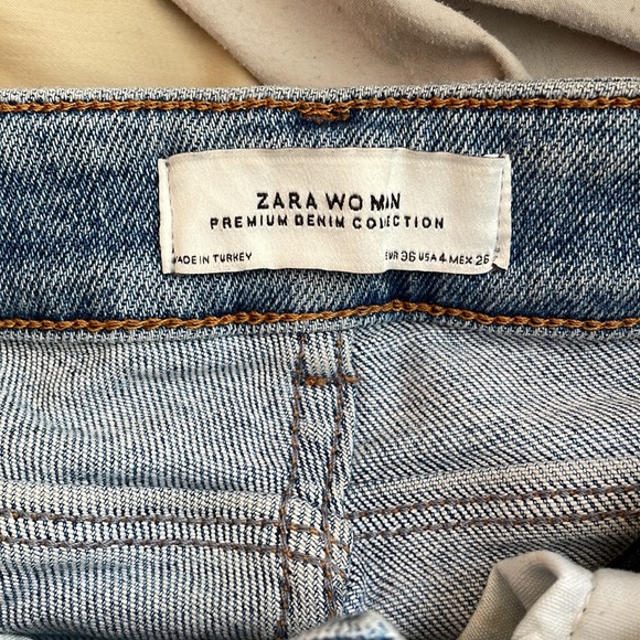 zara distressed stretchy skinny jeans - Picture 5 of 5